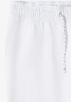 Slim Legs broek in causale pasvorm van linnen