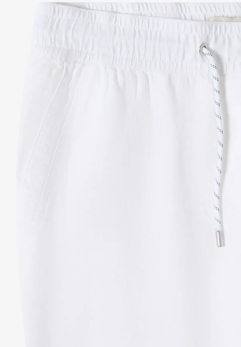 Slim Legs broek in causale pasvorm van linnen