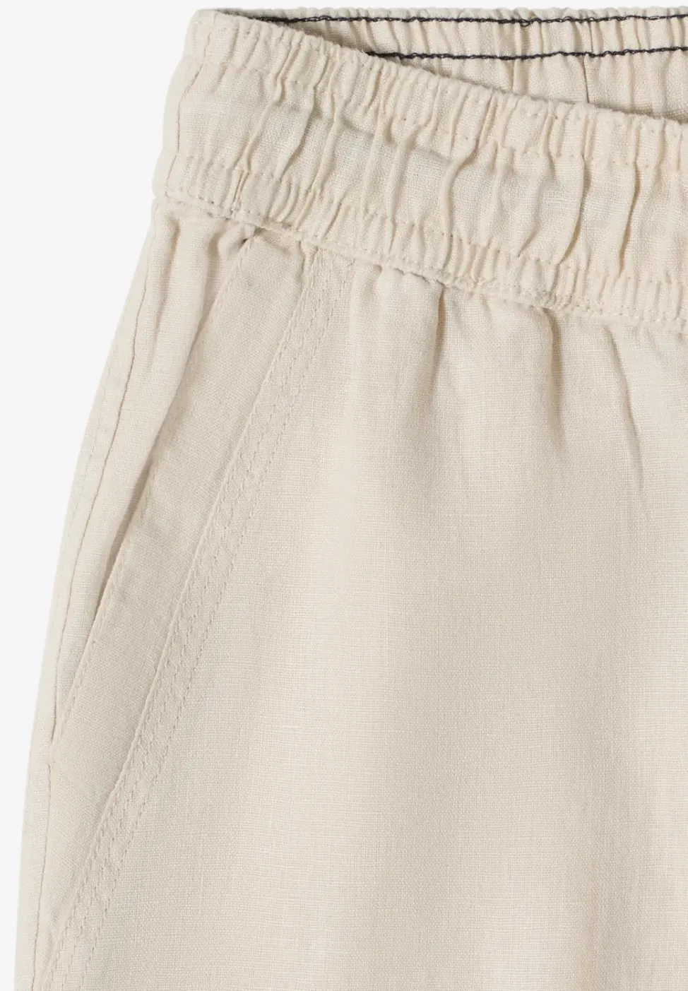 Slim Legs broek in causale pasvorm van linnen