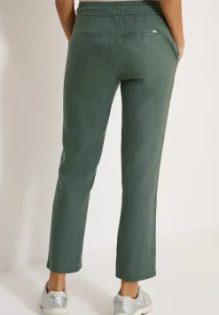 Slim Legs broek in causale pasvorm van linnen
