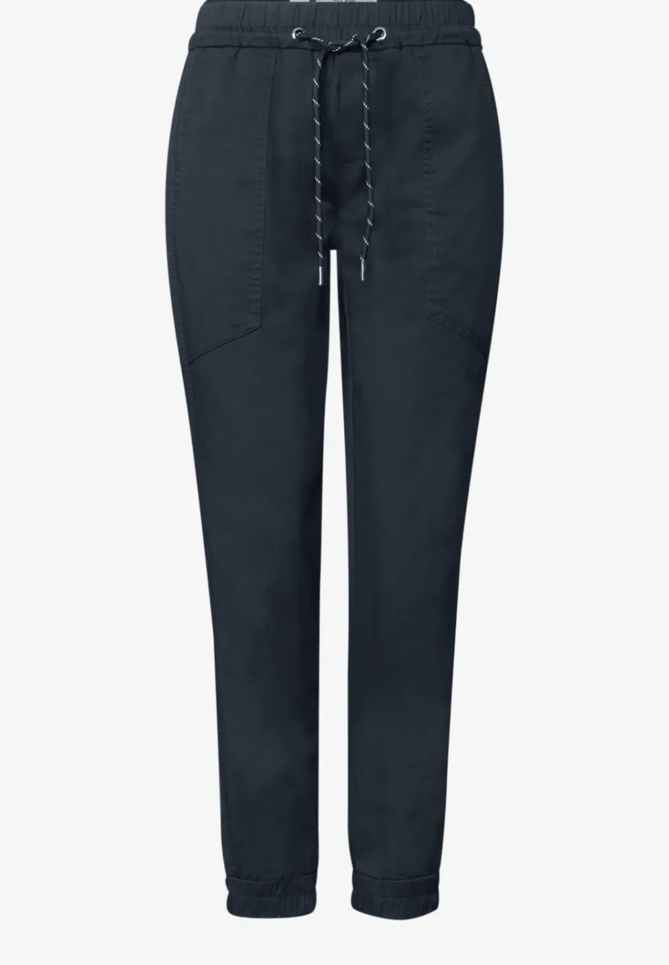 Slim legs broek in een lichtgewicht stof