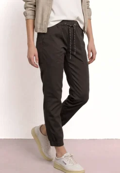 Slim legs broek in een lichtgewicht stof