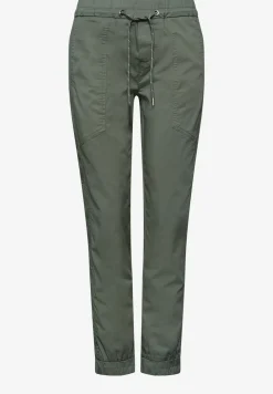 Slim legs broek in een lichtgewicht stof