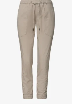 Slim legs broek in een lichtgewicht stof