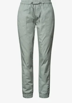 Slim legs broek in een lichtgewicht stof