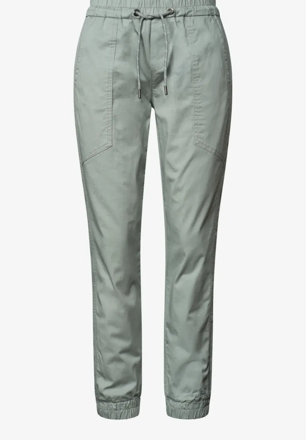 Slim legs broek in een lichtgewicht stof