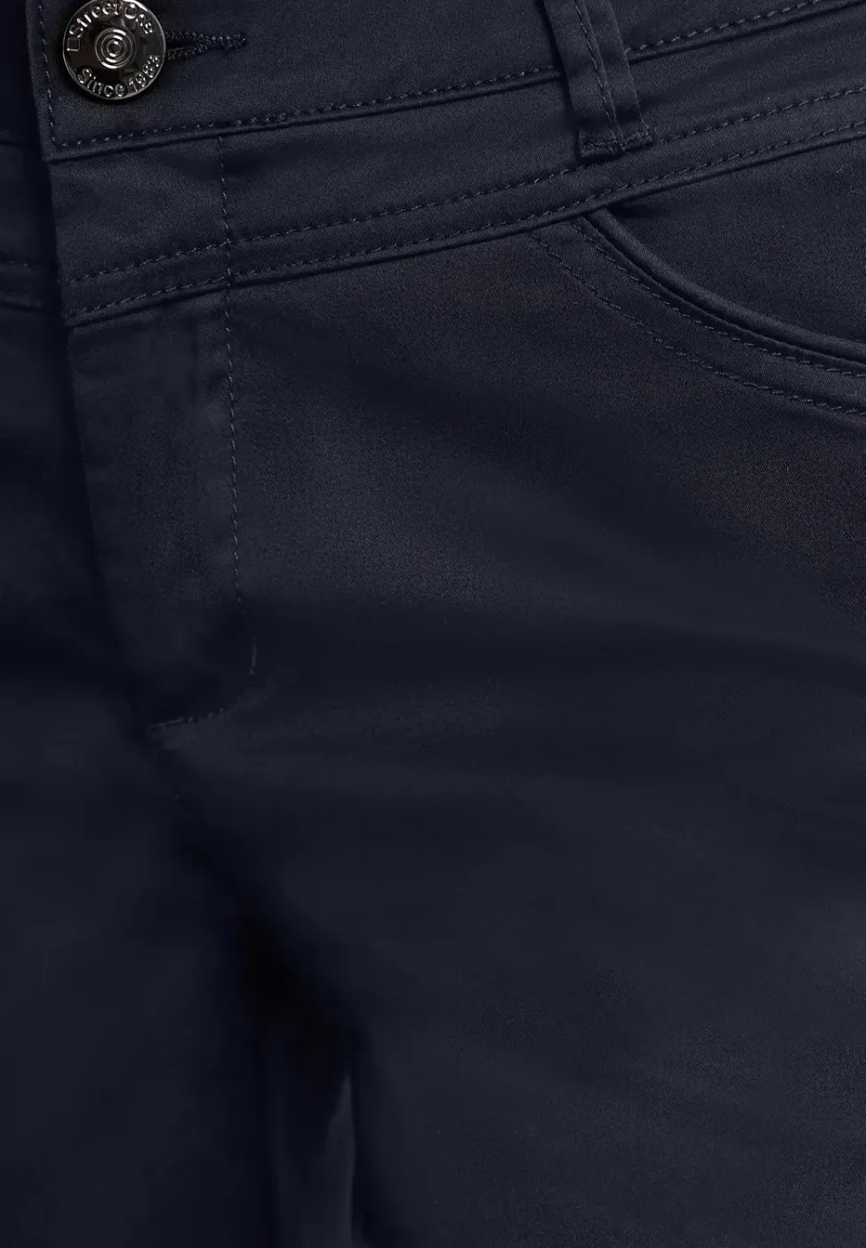7/8 Slim Legs broek in satijnlook