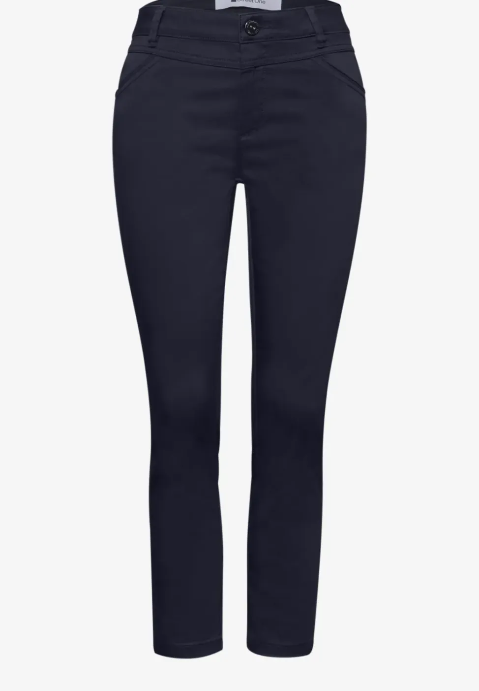 7/8 Slim Legs broek in satijnlook