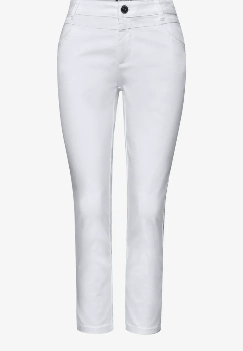 7/8 Slim Legs broek in satijnlook