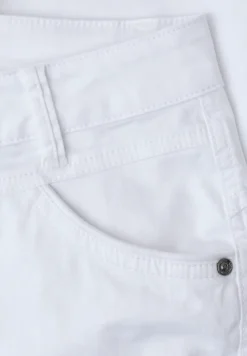 7/8 Slim Legs broek in satijnlook