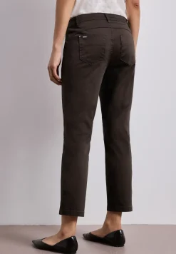 7/8 Slim Legs broek in satijnlook