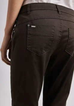 7/8 Slim Legs broek in satijnlook