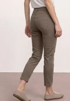 7/8 Slim Legs broek in satijnlook
