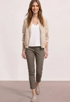 7/8 Slim Legs broek in satijnlook