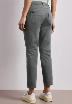 7/8 Slim Legs broek in satijnlook