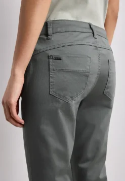7/8 Slim Legs broek in satijnlook