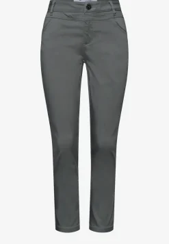 7/8 Slim Legs broek in satijnlook