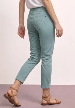 7/8 Slim Legs broek in satijnlook