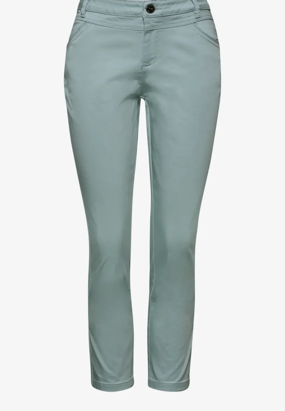 7/8 Slim Legs broek in satijnlook