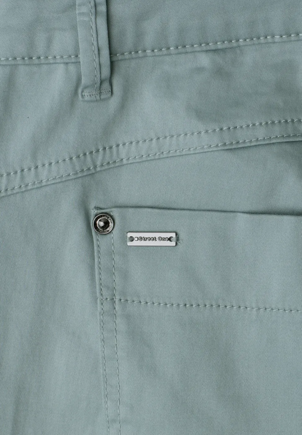 7/8 Slim Legs broek in satijnlook