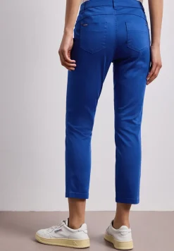 7/8 Slim Legs broek in satijnlook