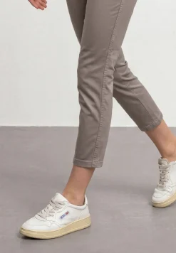 7/8 Slim Legs broek in satijnlook