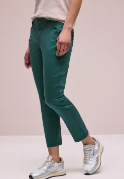 7/8 Slim Legs broek in satijnlook