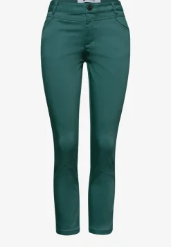 7/8 Slim Legs broek in satijnlook