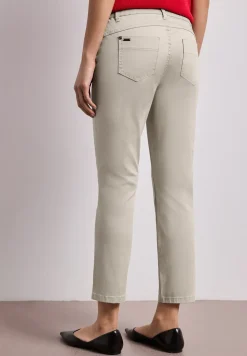 7/8 Slim Legs broek in satijnlook