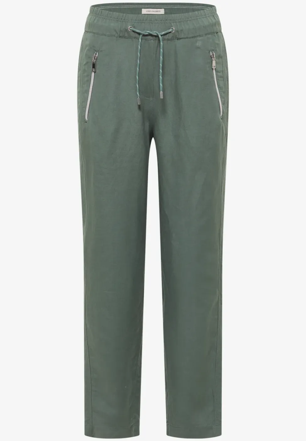 Slim Legs broek van linnenmix