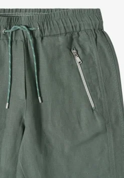 Slim Legs broek van linnenmix