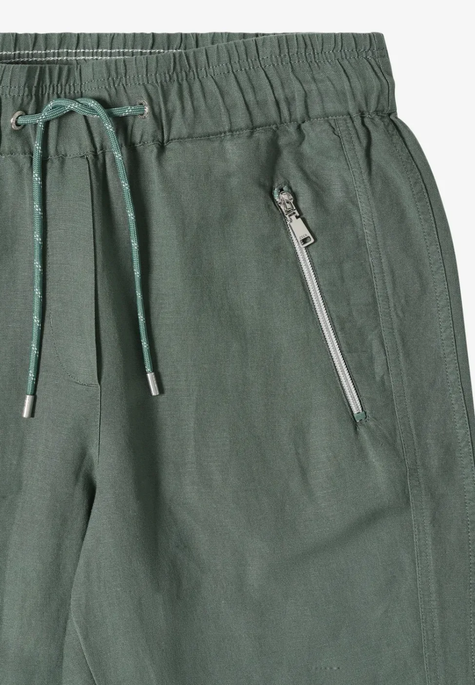 Slim Legs broek van linnenmix