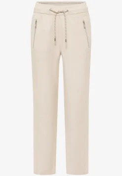 Slim Legs broek van linnenmix