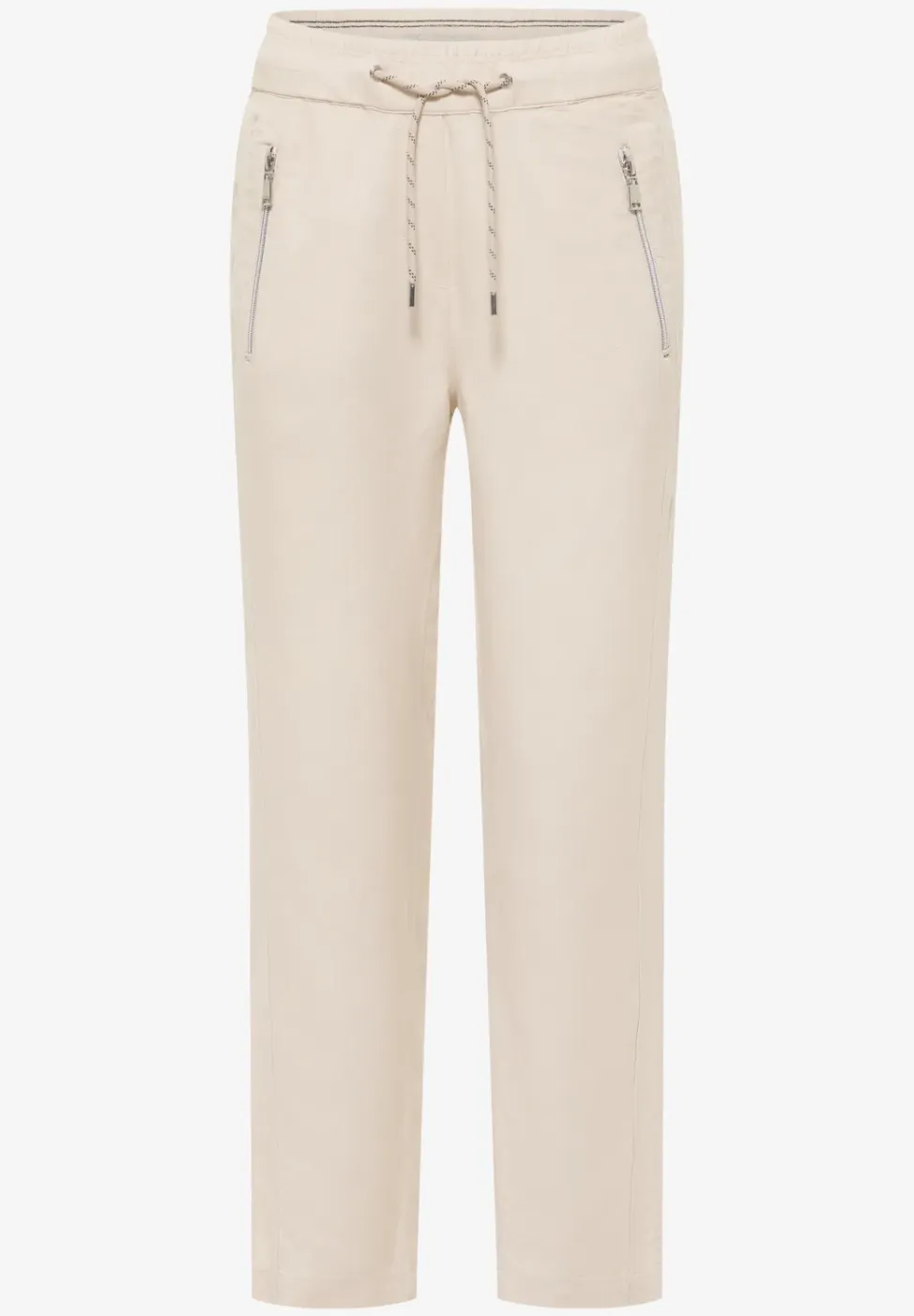 Slim Legs broek van linnenmix