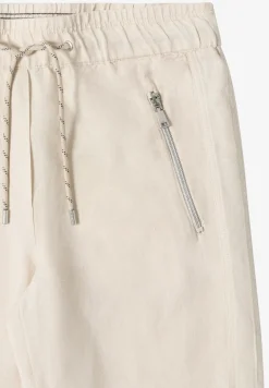 Slim Legs broek van linnenmix