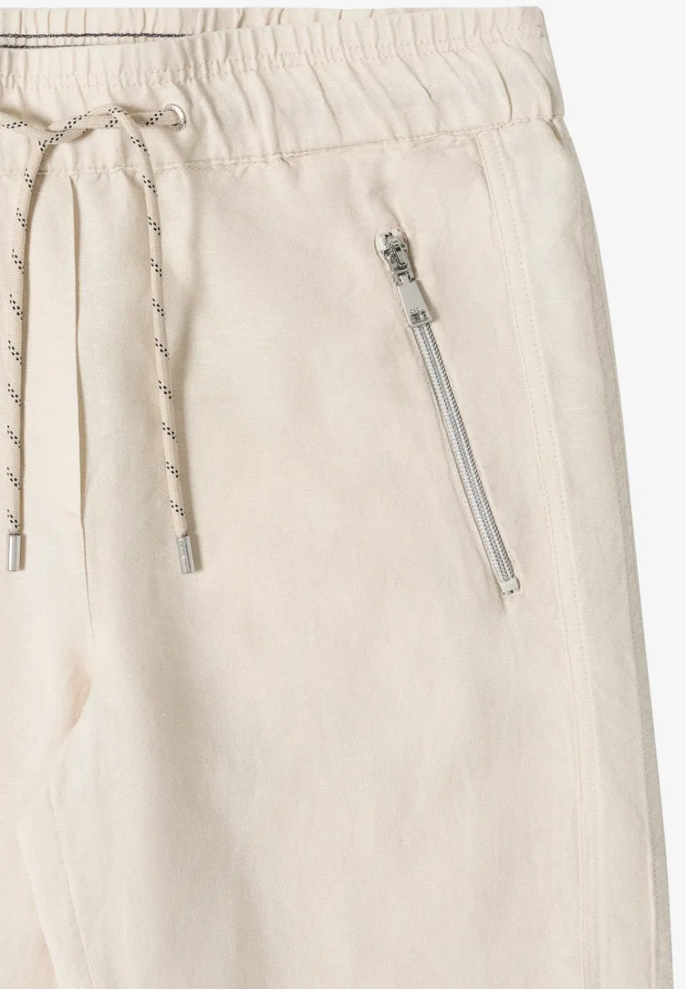 Slim Legs broek van linnenmix