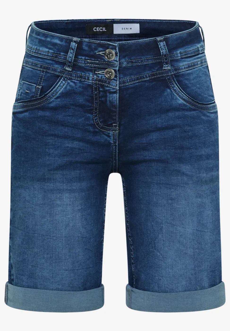 Slim Legs denim shorts in een casual fit