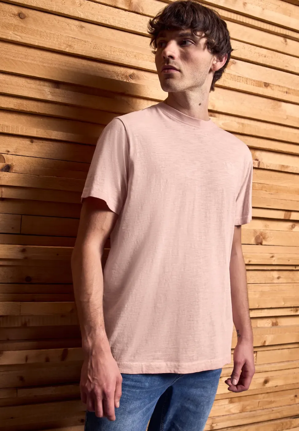 Slub Shirt in een gewassen look