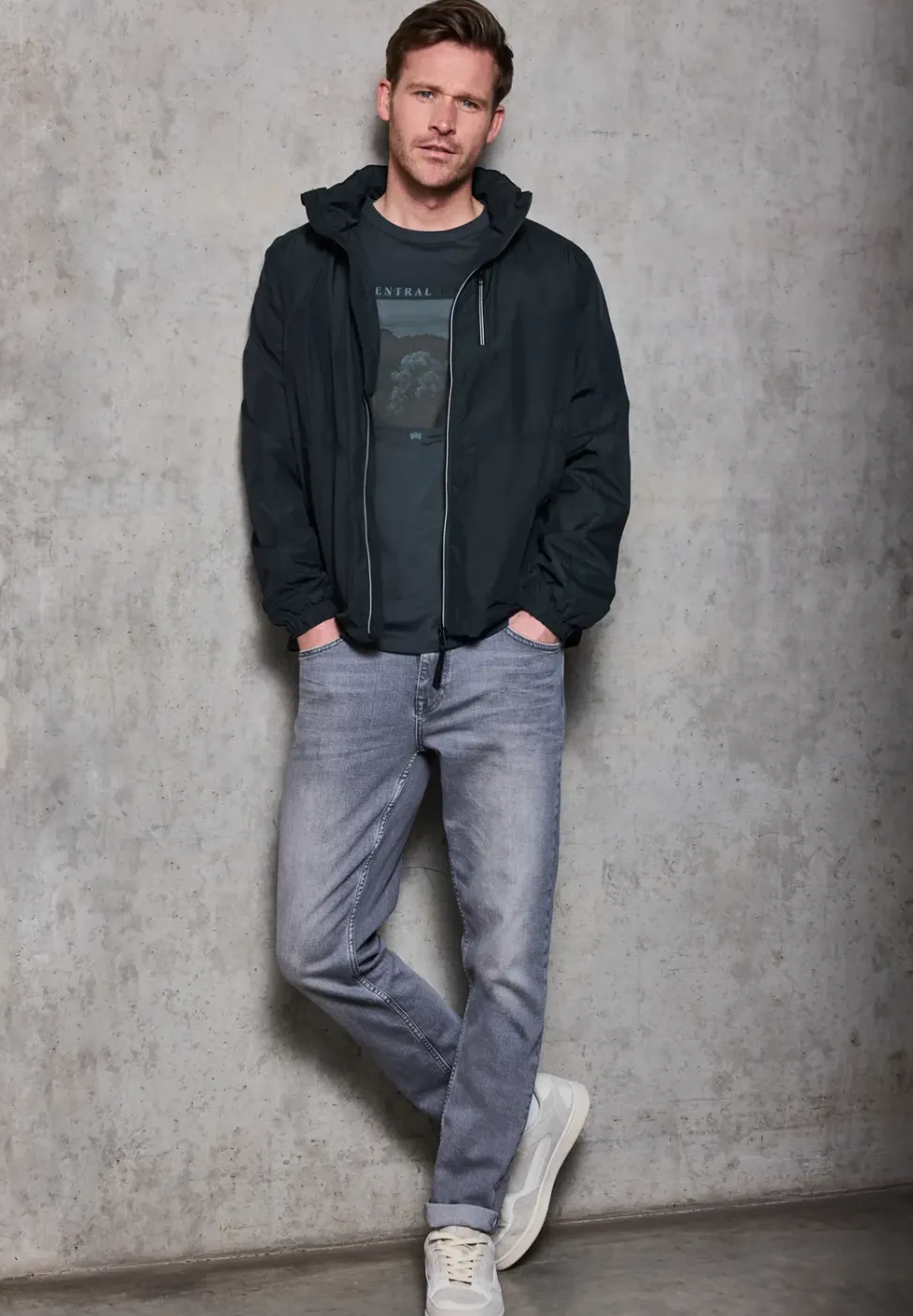 Slub Shirt met fotoprint