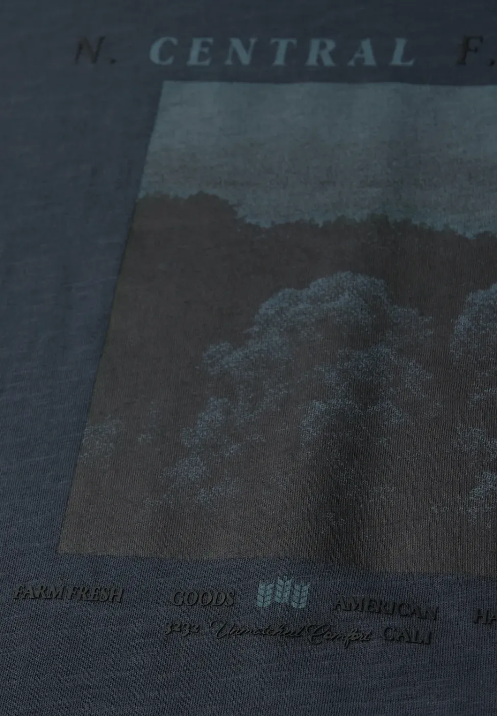 Slub Shirt met fotoprint