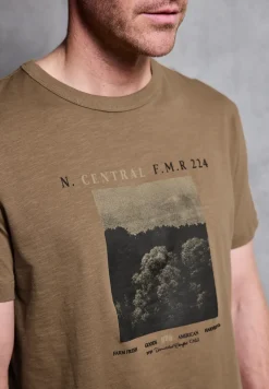 Slub Shirt met fotoprint