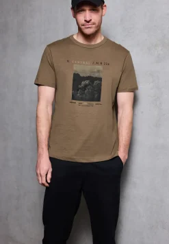 Slub Shirt met fotoprint