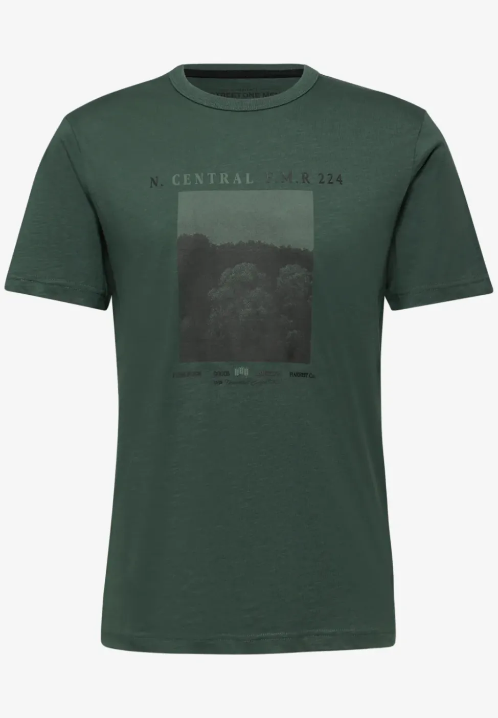 Slub Shirt met fotoprint
