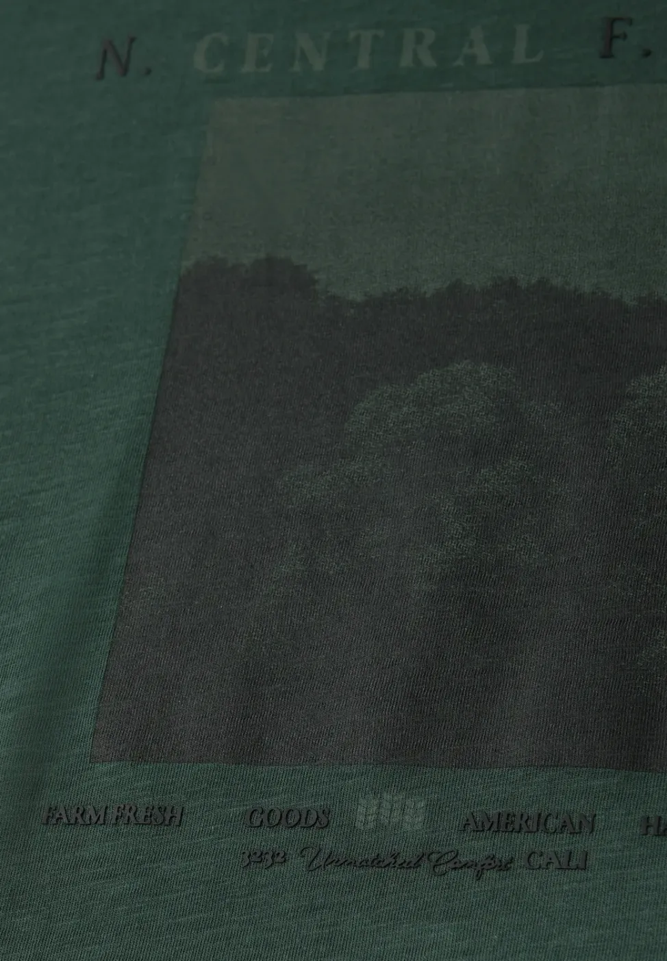 Slub Shirt met fotoprint
