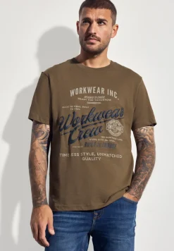 Slub Shirt met tekst