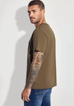 Slub Shirt met tekst