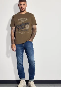 Slub Shirt met tekst