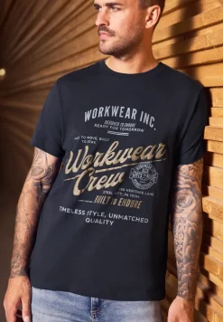 Slub Shirt met tekst
