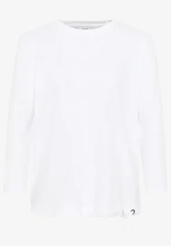 Slub Shirt met ronde hals