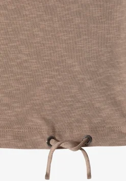 Slub Shirt met ronde hals
